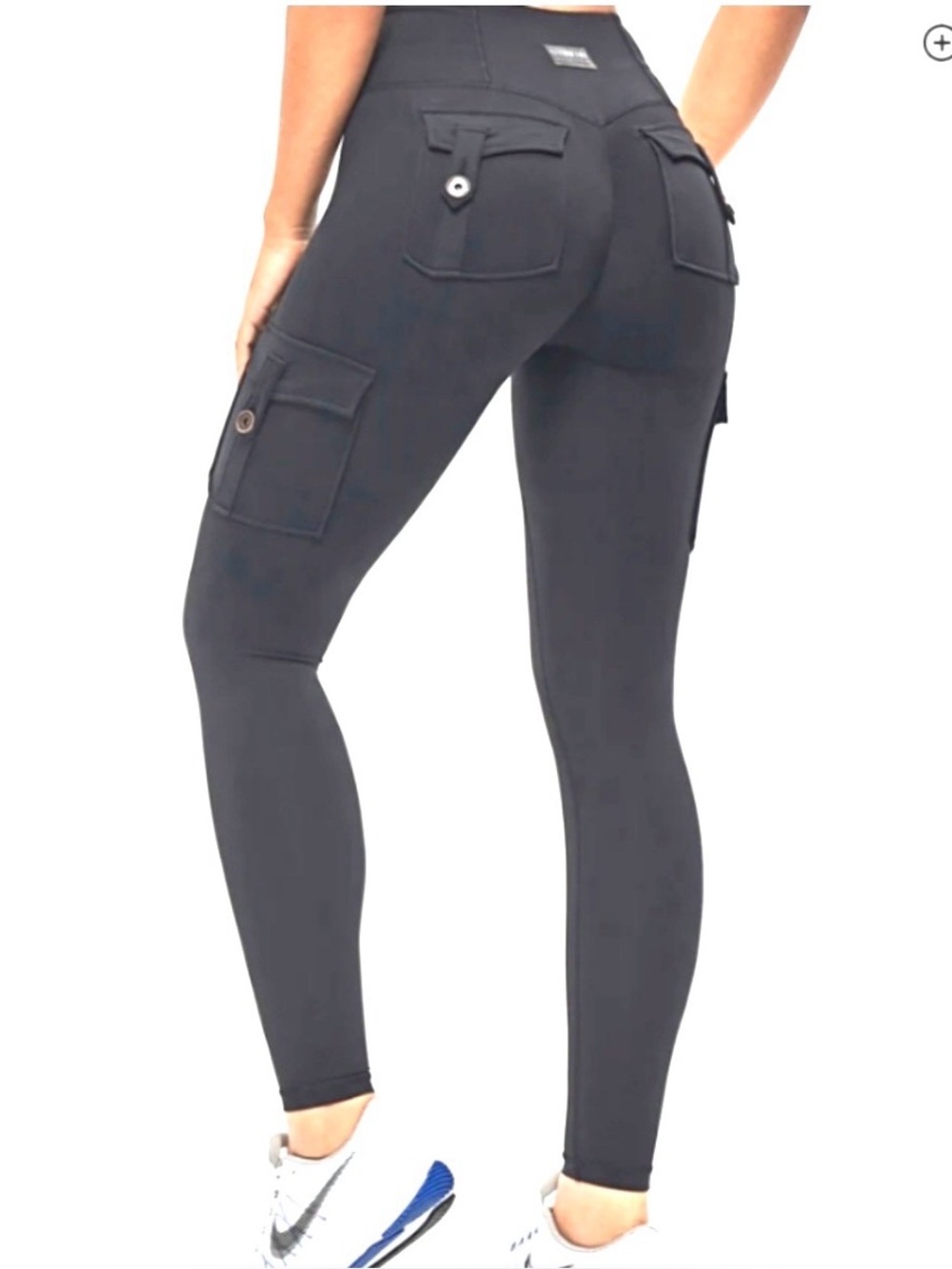 Firmabs Cargo Fitness Leggings- Grey